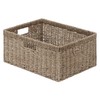 StorageWorks Extra Large Wicker Baskets for Organizing, Seagrass Storage Basket