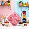 2Pcs 4Hole Denture Teeth Shaped Ice Cube Mold Silicone Ice