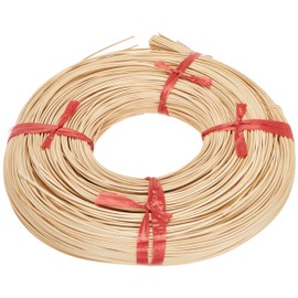 Rayher Hobby 6503100 Peddigrohr, 1A Rotbandqualität, 2 mm ø, Nr.3, Rolle 500 g (ca. 280 m), Flechtrohr, Flechtmaterial, natur