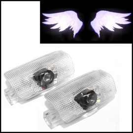 Kuresi WW-011H LED Feather Splash, Angel Tsubasa, For Toyota Cars, For Prius Alpha, For Prius Alpha [Compatible with Toyota Genuine Model Number 81230-48020] Laser Logo Light Underspot/Door Laser