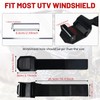 StarknightMT 4PCS UTV Windshield Clamps- Adjustable Universal Windshield Clamp Strap