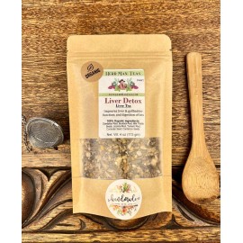 HERB MAN TEAS LIVER TEA - effective liver-detoxing blend; lowers blood fat; clears gallstones