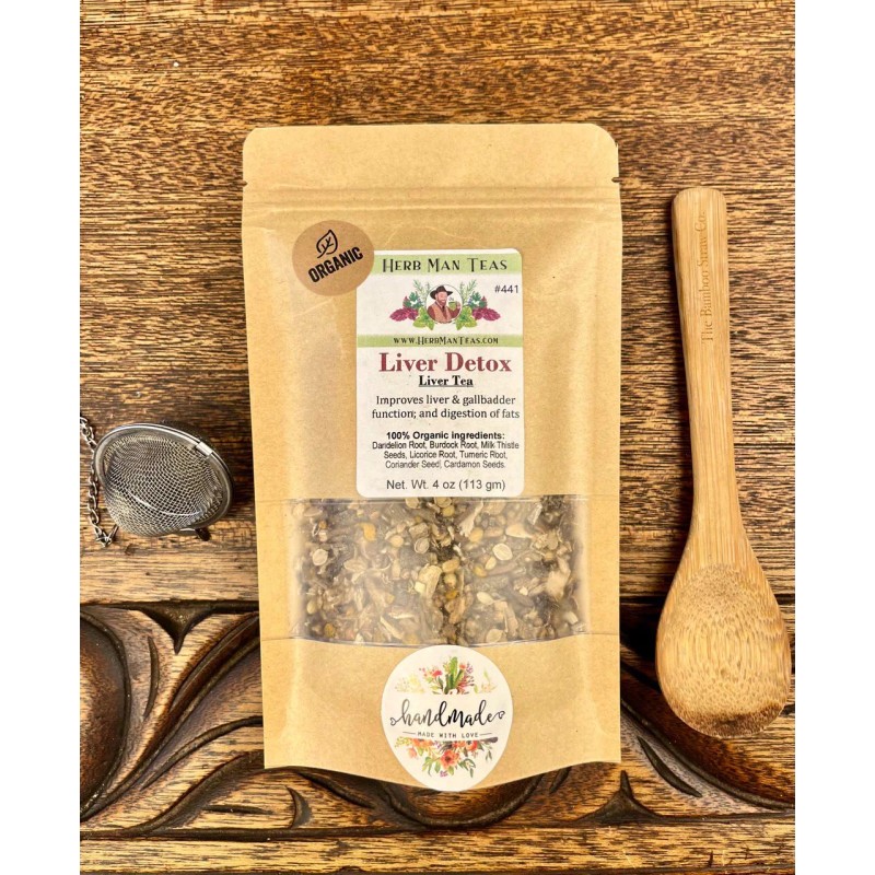 HERB MAN TEAS LIVER TEA - effective liver-detoxing blend; lowers