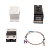 PID Temperature Controller Set K Type Thermocouple Heat Sink Relay