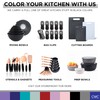 COOK WITH COLOR Collapsible Batter Bowl - Mess Free Breading