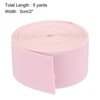 MECCANIXITY Elastic Bands for Sewing 2"(5cm) 5 Yard Pink Knit