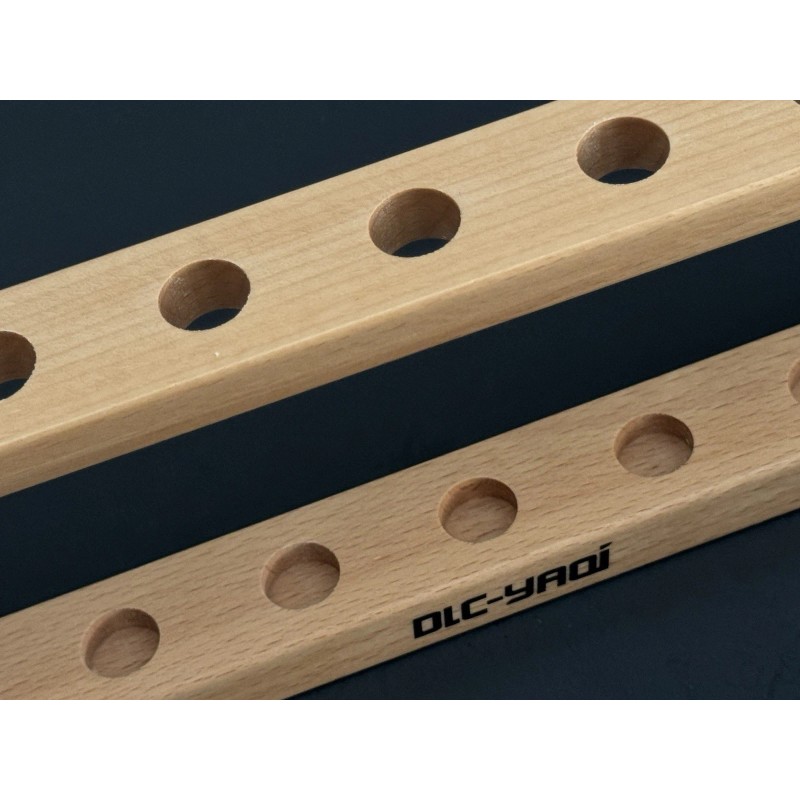 YAQI Wood Razor Holder Display Storage For 7 hole Multiple