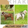 SALFSE Tactical Dog Training Harness Outdoor Working Vest Adjustable Military