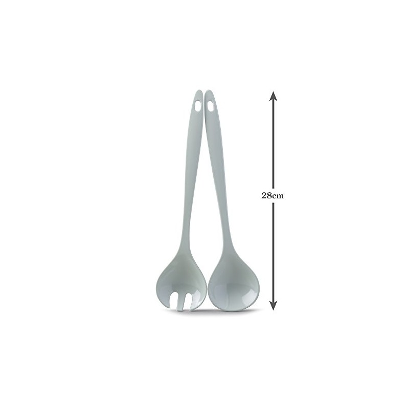 Zeal G205G Salad Servers, Sage Green