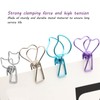 100pcs Cat Binder Clips Cute Cartoon Strong Clamping Force Metal