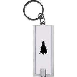 Azeeda 'Silhouetted Pine Tree' Keyring LED Torch (KT00026499)