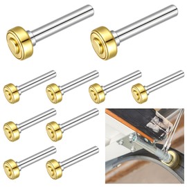 Shimeyao 12 Pack Garage Door Rollers Truck and Trailer Door Rollers for 1'' Track Heavy Duty Garage Wheels Ideal Parts, 7/16'' Diameter x 2-3/4'' Long Rod