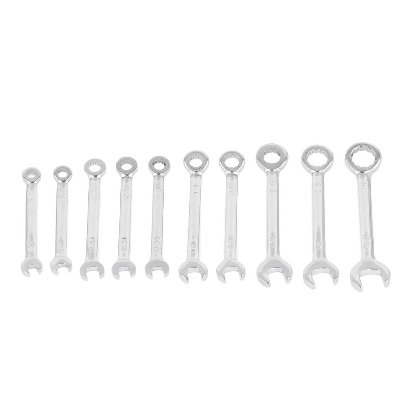 10PCS Wrench Set Chrome Vanadium Steel Flexible Mini Combination Wrench