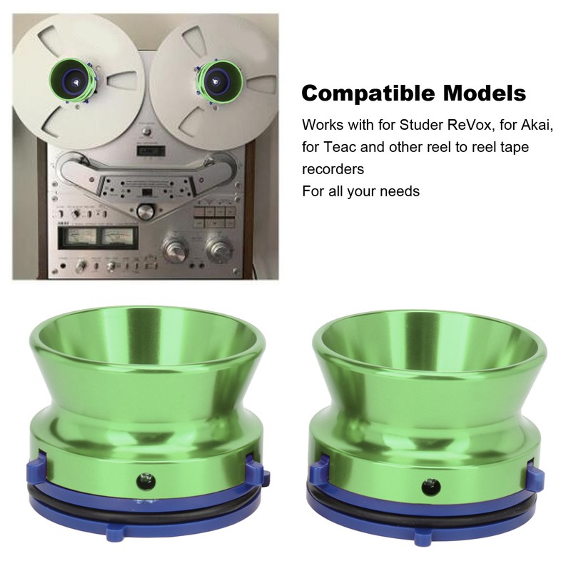 1 Pair NAB Hub Adapters Polished Aluminum Alloy Universal Loading