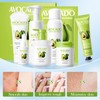 Avocado Skin care Set,8-In-1 Skin Care Kit With Cleanser, Face