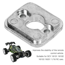 VBESTLIFE RC Motor Mount Zinc Alloy Car Motor Holder Bracket for SCY 16101 16102 16103 16201 1/16 RC Cars