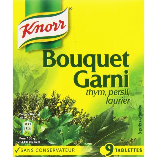 Knorr Bouquet Seasoning 9 Cubes 99g - Pack of 4