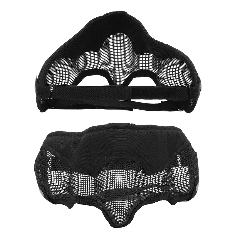 Half Face Mesh Mask Adjustable with Ear Protection Mesh Mask