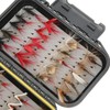 40Pcs Fly Fishing Flies Kit Stainless Steel with Box Lures