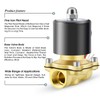 TAILONZ PNEUMATIC 3/8 Inch BSP 12V Brass Electric Solenoid Valve