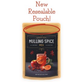 Mulling Spices for Apple Cider Bliss and Spiced Cider Mix Perfection by The Seasonal Shop, now in our Resealable Gusseted Pouch for Easy Measuring and Storage. For use in Cider, Wine, Baking and more! (6 oz., 3)