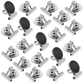 VNDUEEY 20 Pack Magnetic Clips, Fridge Magnets Refrigerator Magnets, Magnet Clips for Whiteboard Locker Photo Displays on Home& Office &Teaching