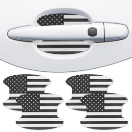 4PCS Car Door Handle Scratch Protector Thicken Car Door Handle Protector are Suitable for Most Car Door Handles Door Handle Coating from Scratches Enhance The Vehicle's Aesthetics (B)