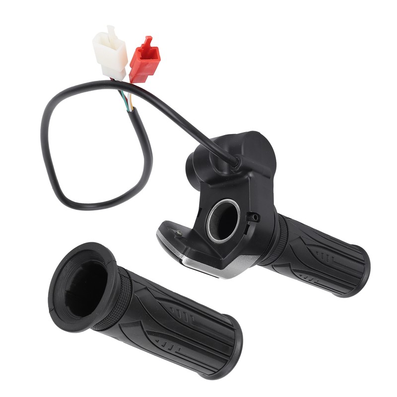60V LED Digital Meter Electric Bike Scooter Throttle Grip Handlebar