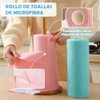 TOAO Rollo de Toallas de Microfibra, 50 Paños Reutilizables de