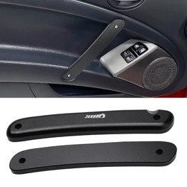 Jerbor 2Pcs Aluminium Car Interior Door Pull Handle for Mitsubishi Eclipse Spyder 2006-2012