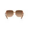 Coach HC8368D Sunglasses, Transparent Brown/Brown Gradient, 61 mm
