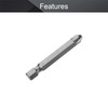 Utoolmart Pozidriv Screwdriver Bits, PZ3 Pozidriv Head Screw Driver Bit,