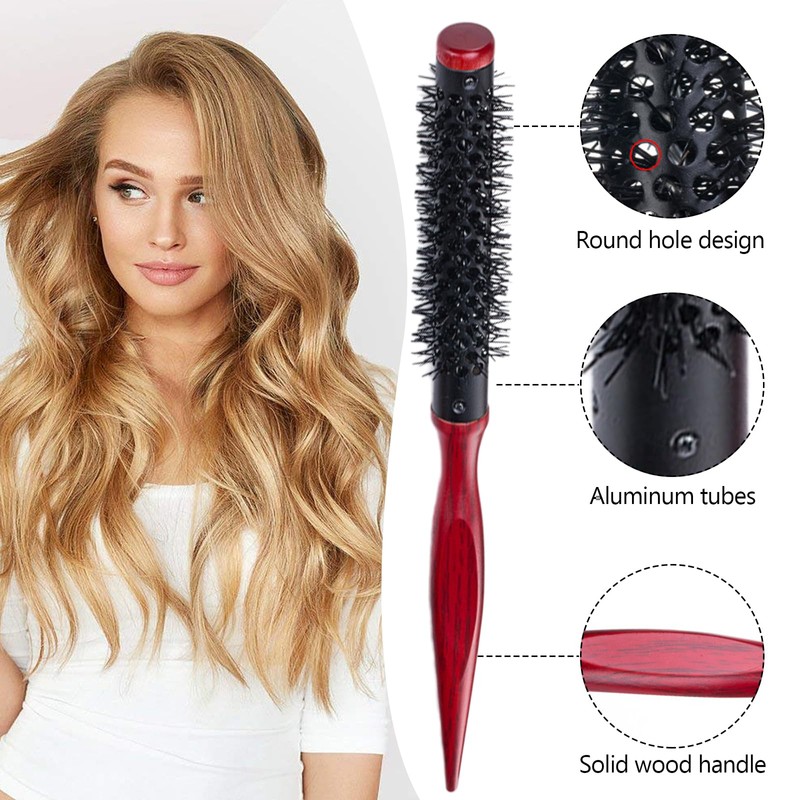 Small Round Brush For Short Hair Quiff Roller Rounded Combs