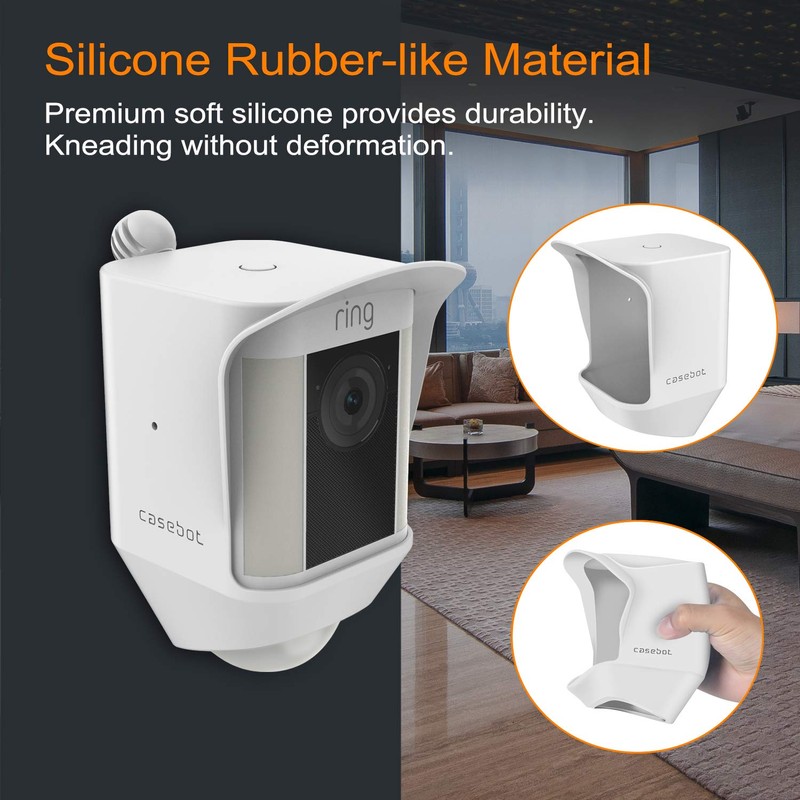 Fintie Silicone Case for Ring Spotlight Cam, Soft Silicone Weather