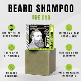 Profesor Fuzzworthys Beard SHAMPOO. Barra. Todos los aceites esenciales para plantas naturales libres de qumicos y hechos a mano en Tasmania...       