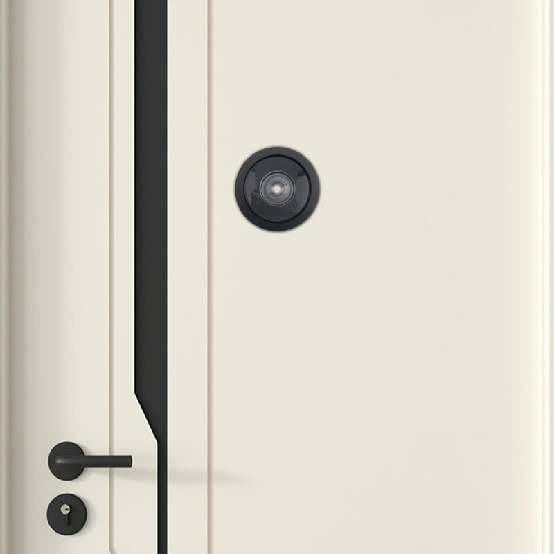 HOJLKLD Door Viewer Peephole, 220-degree Solid Brass Peep Hole for