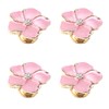 Geesatis 4 Pcs Kitchen Cabinet Knobs Petal Flower Knobs for