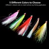 Clouser Minnow Fishing Flies, 10Pcs Streamer Fly Fishing Lure Hand