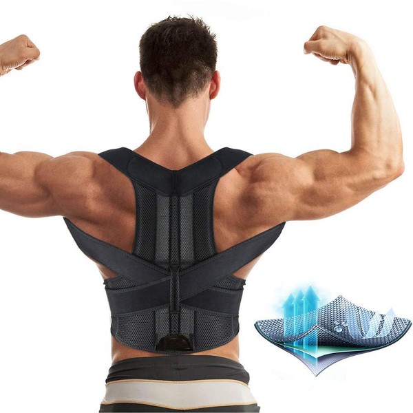Adjustable Posture Corrector Brace Back Support Lumbar Brace Shoulder Band