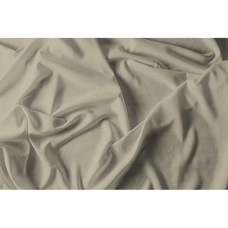 MAX COLOR Top Sheet, 100% Cotton, Plain, Taupe, Single 150