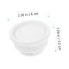 Totority 2Pcs Pool Ladder Rubber Bumper Caps Durable Safety Stoppers