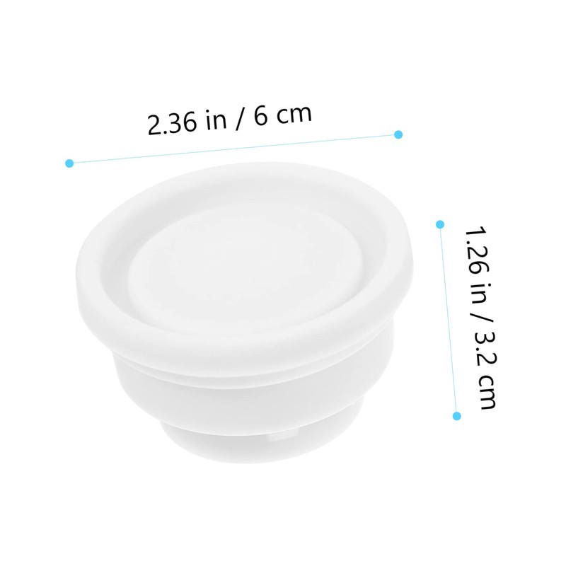 Totority 2Pcs Pool Ladder Rubber Bumper Caps Durable Safety Stoppers