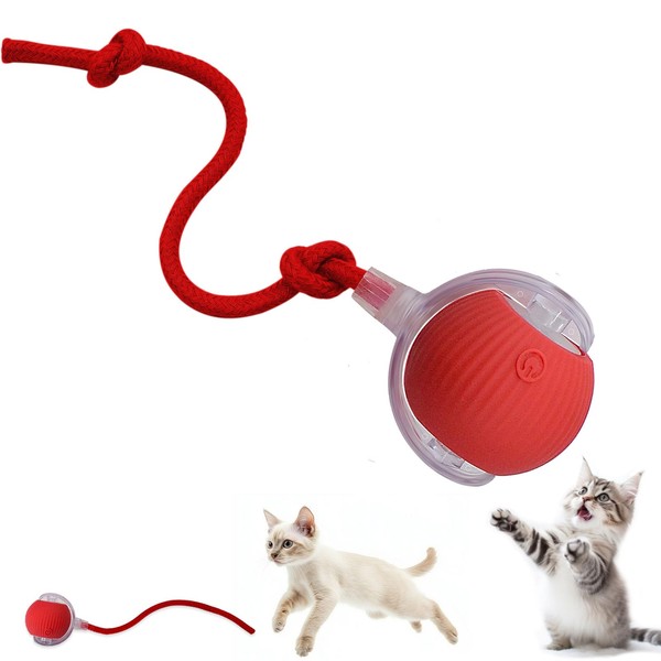 Interactive Cat Dog Toy Ball: Indoor Automatic Moving Smart Rolling