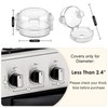 Stove Knob Safety Covers, for Knob Diameter Less Than 2.4",