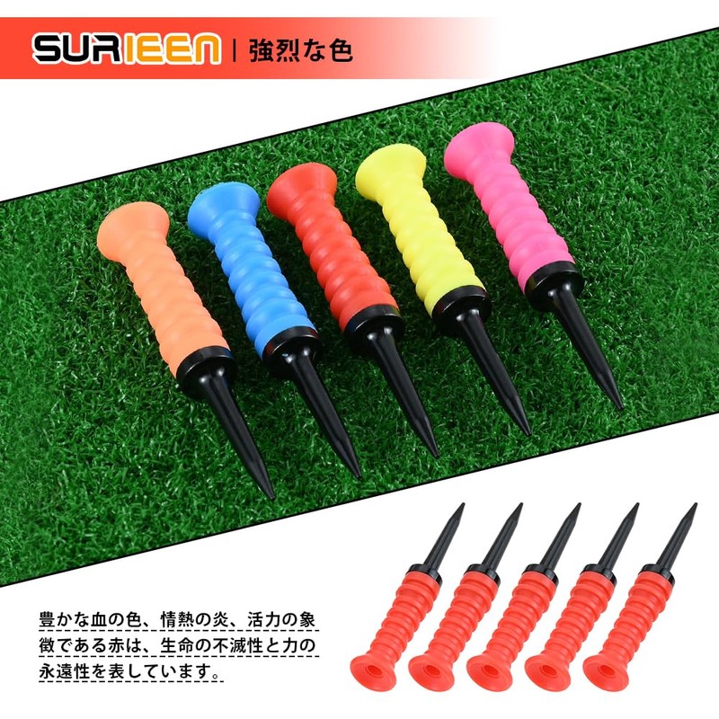 SURIEEN Golf Tees Long Tees 3.3 inches (83 mm) Set