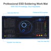 KooMall 36x24 Inch Anti Static Rubber Mat Kit for ESD