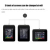 8 in 1 Air Quality Monitor with Gravity Sensor Carbon