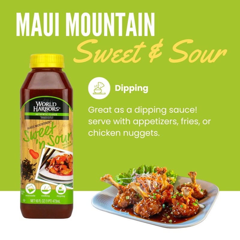 World Harbors Maui Sweet and Sour Sauce - Hawaii Style