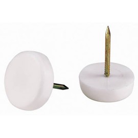 SHEPHERD HDWE PROD 19143 4 Pack 5/8" White Plastic Base Nail Glide