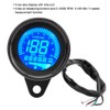 Akozon Tachometer Motorcycle LCD Meter Tachometer Gauge Odometer Speedometer 0-199km/h